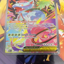 Pokemon TCG Mega Venusaur EX SIR 177/132 Mega Evolutions - NM - Image 3