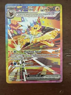 Jolteon EX 153/131 Prismatic Evolutions Special Illustration Rare Pokemon TCG NM - Image 1