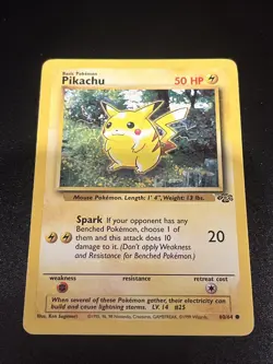 Pokemon TCG Pikachu Jungle 60/64 Regular Unlimited Common (3) - Image 1