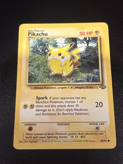 Pokemon TCG Pikachu Jungle 60/64 Regular Unlimited Common (4) - Image 1