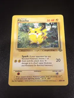 Pokemon TCG Pikachu Jungle 60/64 Regular Unlimited Common (6) - Image 1
