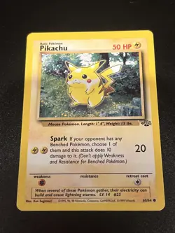 Pokemon TCG Pikachu Jungle 60/64 Regular Unlimited Common (8) - Image 1