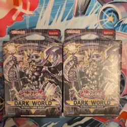 2 x Yugioh Dark World Structure Deck 1st Edition New & Sealed - Image 1