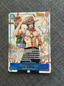 One Piece Foil - Portgas.D.Ace (119) (Parallel) - OP13 / NM / English - Image 1