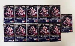 One Piece OP014-EB04 The Azure Sea's Seven TCG - Sealed Lot of 11 - Image 1