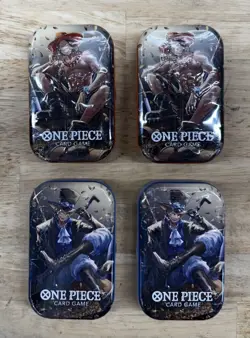 (4) One Piece TCG Mini Tins Vol 2 Lot of 4 Sealed Ships Today OP13 OP-13 - Image 1
