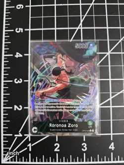 Roronoa Zoro OP12-020 Leader Foil One Piece TCG Legacy Of The Master NM/M - Image 1