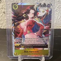 Boa Hancock OP14-112 SR English The Azure Sea's Seven - One Piece Card - NM - Image 1