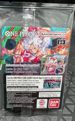 🏀One Piece Monkey.D.Luffy US College Basketball Promo Card *SEALED* - Image 2