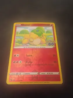 Pokemon Go Numel Reverse Holo Card 013/078 Peelable Ditto, Near Mint TCG - Image 1