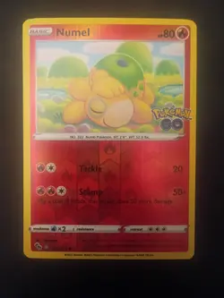 Pokemon Go Numel Reverse Holo Card 013/078 Peelable Ditto, Near Mint TCG - Image 2