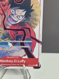 One Piece TCG - Monkey D. Luffy ST01-012 - 3rd Anniversary Promo Card - ENG - NM - Image 4