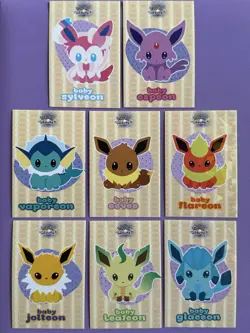 Pokemon Let's Go Eevee Card Database - Eeveelutions - Babies Set - Image 1
