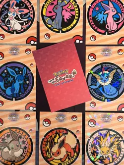 Pokemon Let's Go Eevee Card Database - Eeveelutions Pog Set - Image 3