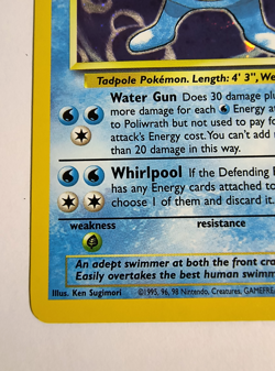 Pokemon Card - Poliwrath Holo Rare Base Set 2 15/130 NM - Image 5