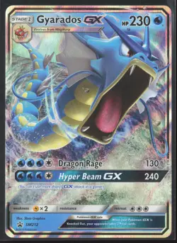 Pokemon Card - Gyarados GX SM212 - Black Star Promo - Holo - Image 1