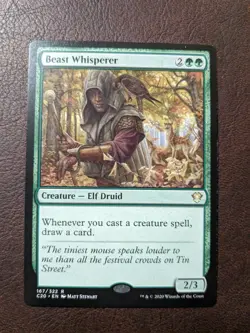 BEAST WHISPERER C20 - Magic The Gathering MTG Collectible Card game RARE - Image 1