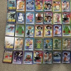 79 Cards: 1999 Upper Deck and Bandai Base Set Digimon Card Lot - Image 3