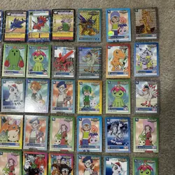 79 Cards: 1999 Upper Deck and Bandai Base Set Digimon Card Lot - Image 5