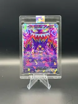 Fan Made CUSTOM DISPLAY CARD Mega Gengar ex Fractal Glass Non-Tcg - Image 1