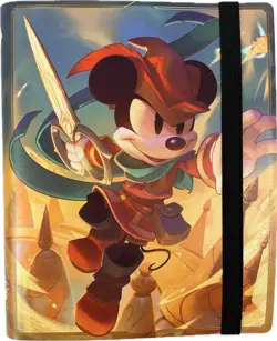 Lorcana Fabled Empty 4 Pocket BINDER ONLY Mickey Mouse Holds 80 Cards NO CARDS - Image 1