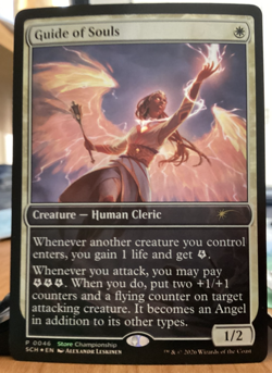 MTG GUIDE OF SOULS FOIL 0046 LORWYN ECLIPSED TOP 8 STORE CHAMPIONSHIP PROMO - Image 1