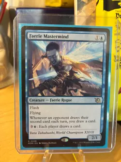 MTG Faerie Mastermind March of the Machine Regular #58 - Image 1