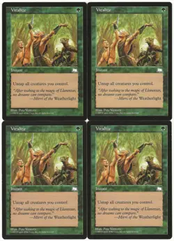 MTG Vitalize x4 Weatherlight Common LP Playset - Image 1