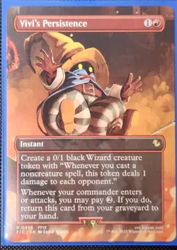 MTG Vivi's Persistence Borderless FINAL FANTASY MTG Near Mint - Image 1