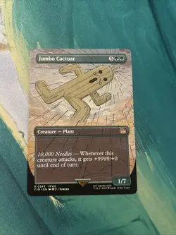 Jumbo Cactuar (Borderless) R FINAL FANTASY 343 NM Non Foil - Image 1