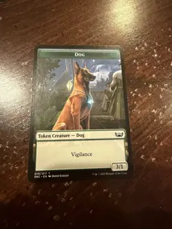 Dog Token Streets of New Capenna Regular - Image 1