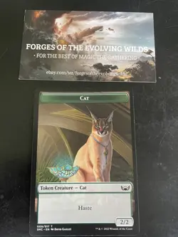 MTG SNC Streets of New Capenna - Cat 009 Token - NM - - Image 1