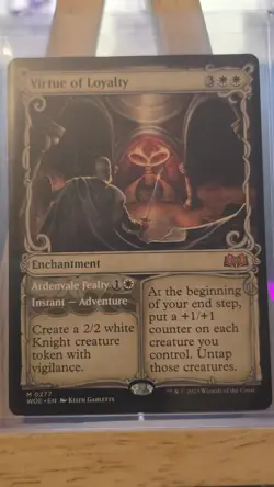 Virtue of Loyalty (Showcase) Wilds of Eldraine Regular NM - Image 1