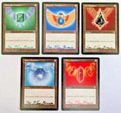 MTG SET OF TEMPEST MEDALLIONS SIGNED BY SUE ELLEN BROWN - Image 1