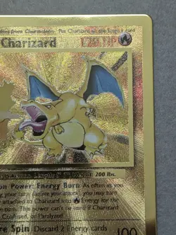 Charizard Celebrations Gold Metal Card 004/102-Pokemon Ultra Premium Collec-NM/M - Image 3