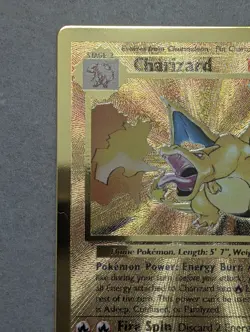 Charizard Celebrations Gold Metal Card 004/102-Pokemon Ultra Premium Collec-NM/M - Image 4