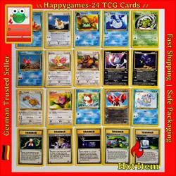 20x Pokemon Karten WOTC Sammlung gemischt div. Set TCG non Holo /W22 - Image 1