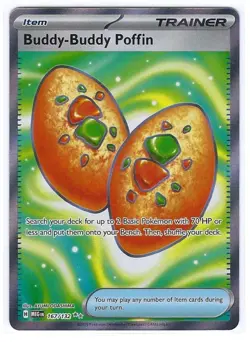 Buddy-Buddy Puffin 167/132 - Mega Evolution - FULL ART HOLO - ULTRA RARE - NM - Image 1