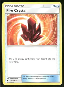 Pokemon TCG Fire Crystal Uncommon Regular - Image 1