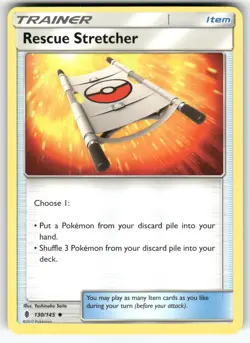 Rescue Stretcher SM - Guardians Rising Uncommon Pokemon Lightly played - Image 1