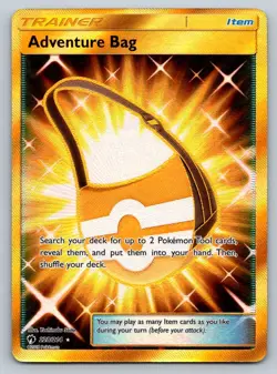 Adventure Bag - Lost Thunder - Secret Rare - 228/214 - Pokemon - NM - Image 2