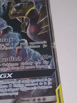 Garchomp & Giratina GX Full Art Ultra Rare Pokemon Hp Damaged - Image 4