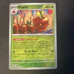 2024 Pokemon S&V Twilight Masquerade Reverse Holo Foil Dipplin 18 /167 - Image 1
