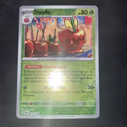 2024 Pokemon S&V Twilight Masquerade Reverse Holo Foil Dipplin 18 /167 - Image 2