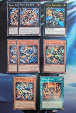 YuGiOh 8 Card Ryzeal Deck Core Ft Ice Ext Detonator Duo Drive & More - Image 1