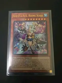 Noh-P.U.N.K. Rising Scale BLMM-EN050 Emblazoned Ultra Rare 1st Edition NM Yugioh - Image 1