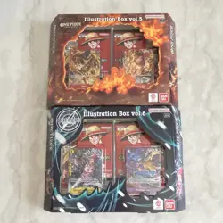 Bandai One Piece CCG Illustration Box vol.5 & vol.6 2 Boxes - Image 1