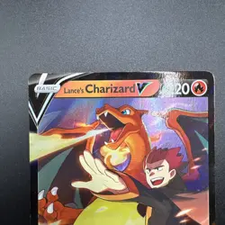 Pokemon Card Lance’s Charizard V SWSH133 Celebrations Black Star Promo NM - Image 4