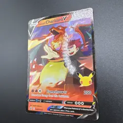 Pokemon Card Lance’s Charizard V SWSH133 Celebrations Black Star Promo NM - Image 5