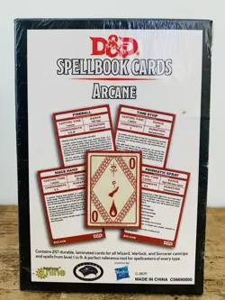 D&D Spellbook Cards: Arcane Deck (257 Cards) Dungeons & Dragons, New - Image 2